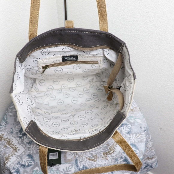 🆕 Myra Bag BOTTOM HAIR Large Canvas Tote Bag - Picture 6 of 8